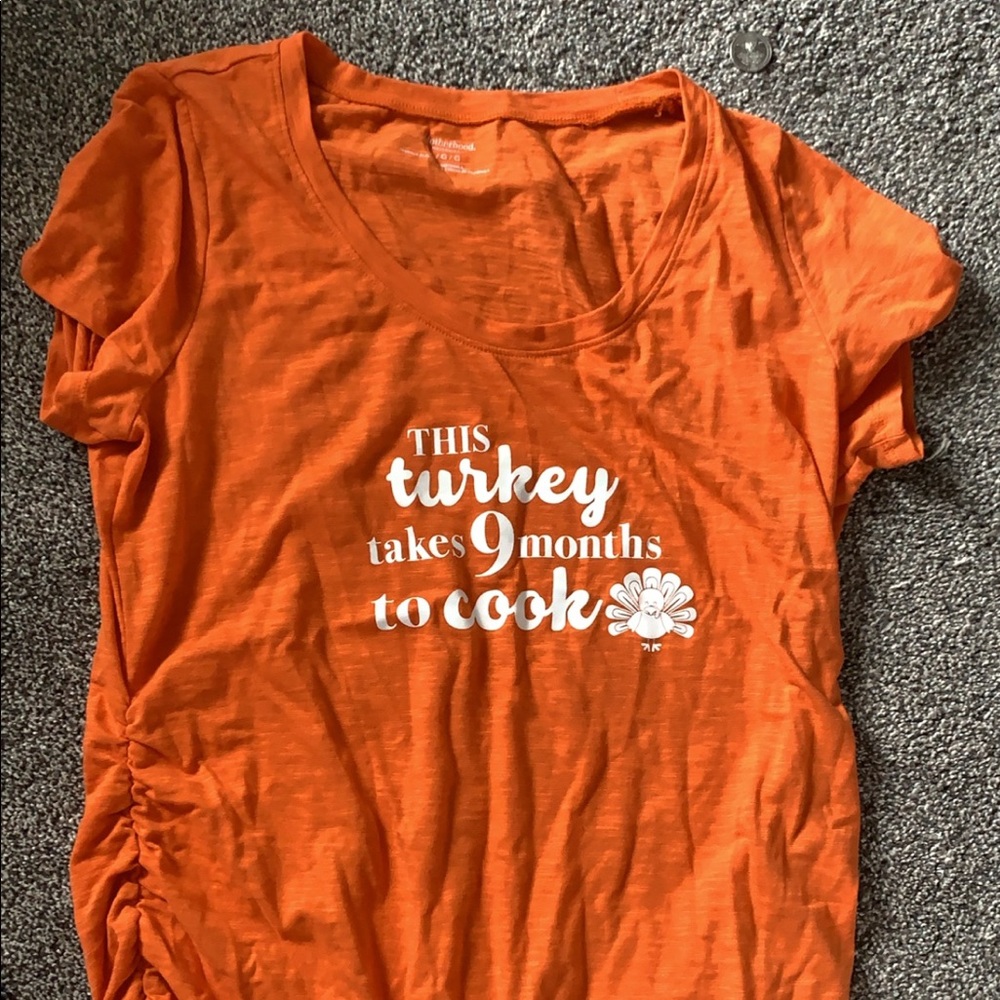Thanksgiving maternity shirt